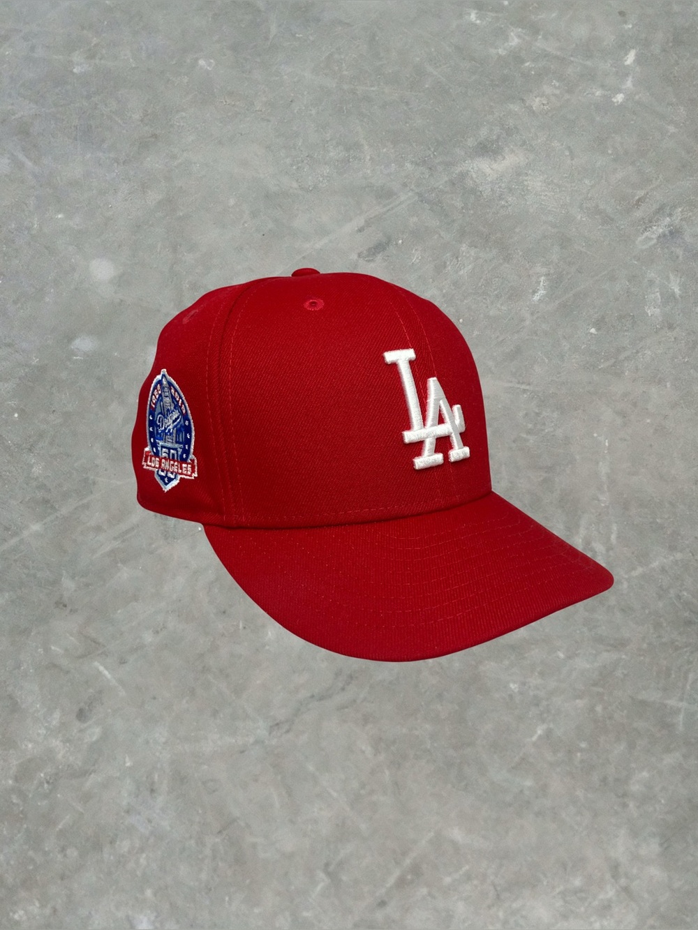 Los Angeles Dodgers New Era 59Fifty 7 1/8 Fitted Cap Hat Club Red Baseball MLB